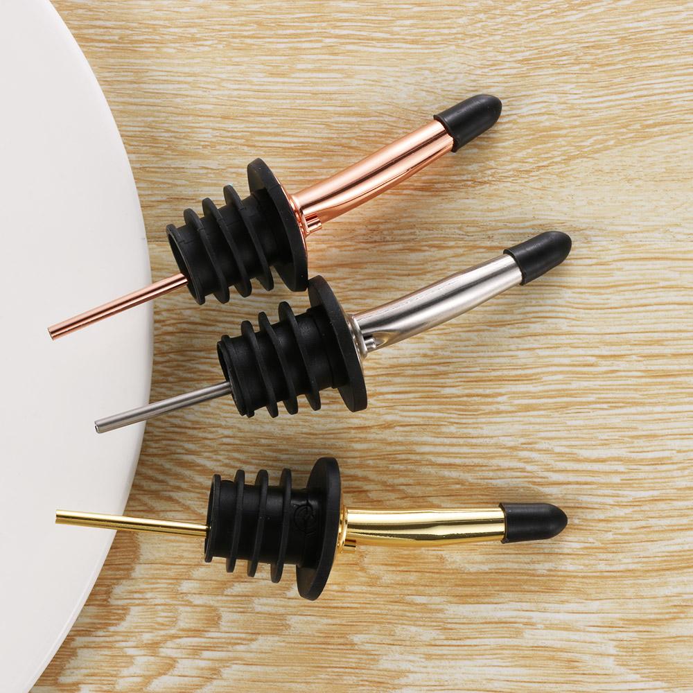 1/3шт барный диспенсер для бутылок с крышкой свободного потока из нержавеющей стали для розлива вина с пробкой-носиком