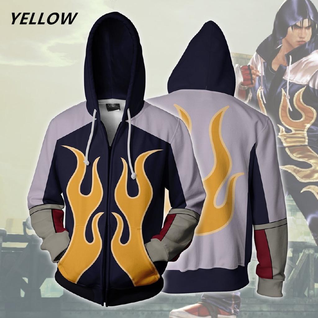 3D Fashion Game Tekken Printed Cosplay Costume Casual Sports Jackets Hoodie Sweatshirts
