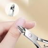 Stainless Steel Nail Cuticle Nipper 2in1 Dead Skin Scissors Sharp Manicure Beauty Tool for Salon and Home