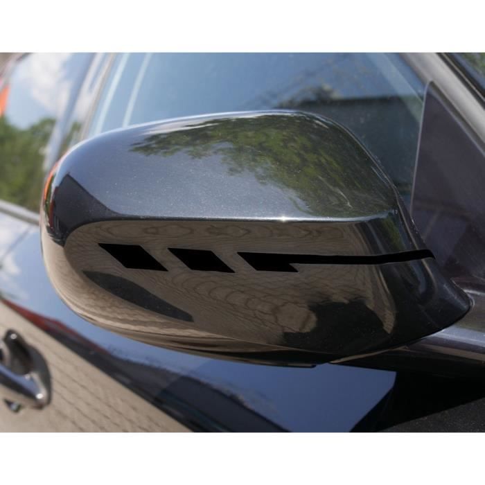 Foliatec PIN-Striping Capuchons De Miroir 35,5 Cm Noir 2 Pièces