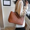 Women's Fashion Diamond Pattern Chain Tote Bag