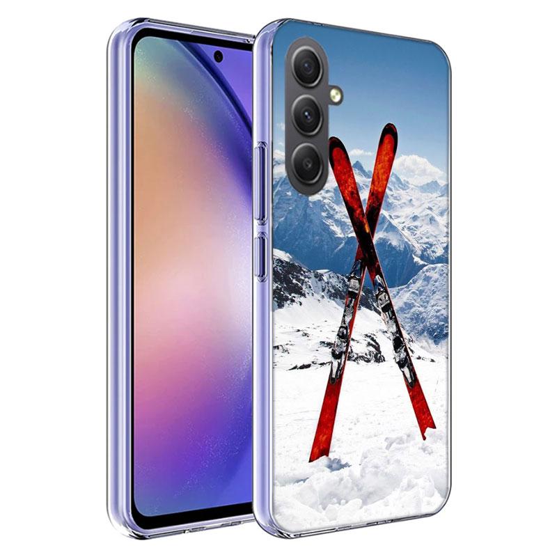 Skiing Snow Snowboard Ski Phone Case for Samsung A16 A26 A36 A56 A17 A37 A57 A07 A06 A02S A03 A04S A05S Galaxy Note 20 10 A50S A