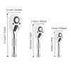 Reversible Mini Ratchet Wrench Quick-Release Quick Socket Ratchet  Professional Use
