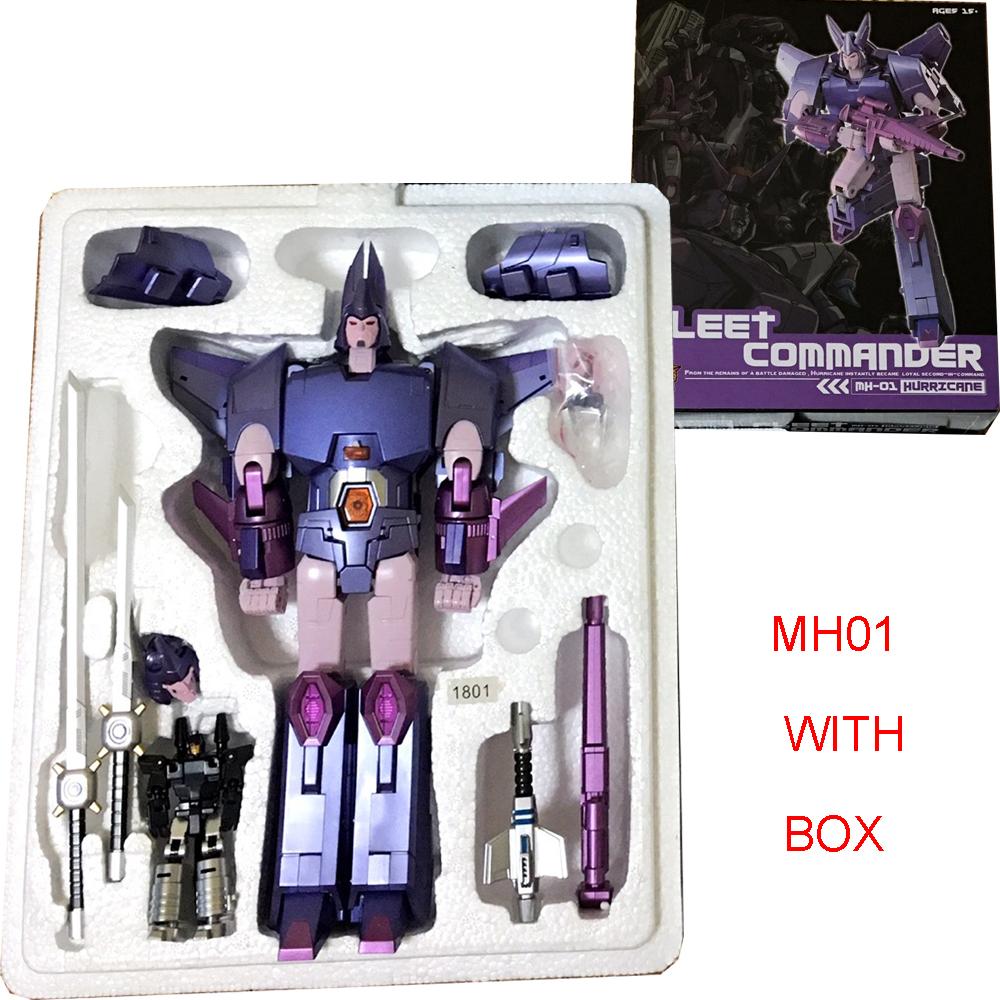 Transformation Toys MHZ Cyclonus MH01 Hurricane MH01B Fanstoys FT29 G1 Series Action Figure Deformation Robot Alloy Anime Model