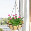 Hanging Baskets for Plants with Coco Liner Flower Basket Pots Holder Hanger Hook Deck Patio Porch Garden Balcony Decoration