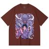 230 Gsm 100% Cotton Jujutsu Kaisen V52 Yuta Print Unisex Heavy Cotton T Shirt