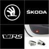2025 Новый 2 шт. Для автомобиля SKoda Светодиодный проектор логотипа на дверь Octavia A7 YETI Kodiaq Karoq 2016 2017 2018 2019 2020 2021 2022 2023 Acc