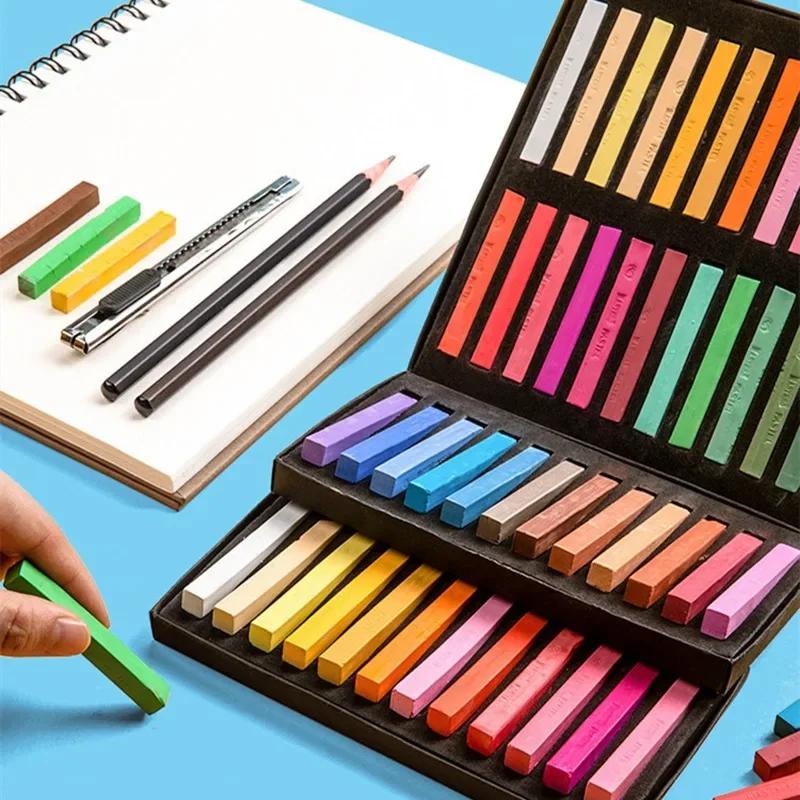 Artist Soft Oil Pastel Set 12/24/36/48 Colors Professional Painting Drawing Graffiti Crayons Students Beginner Art Stationery