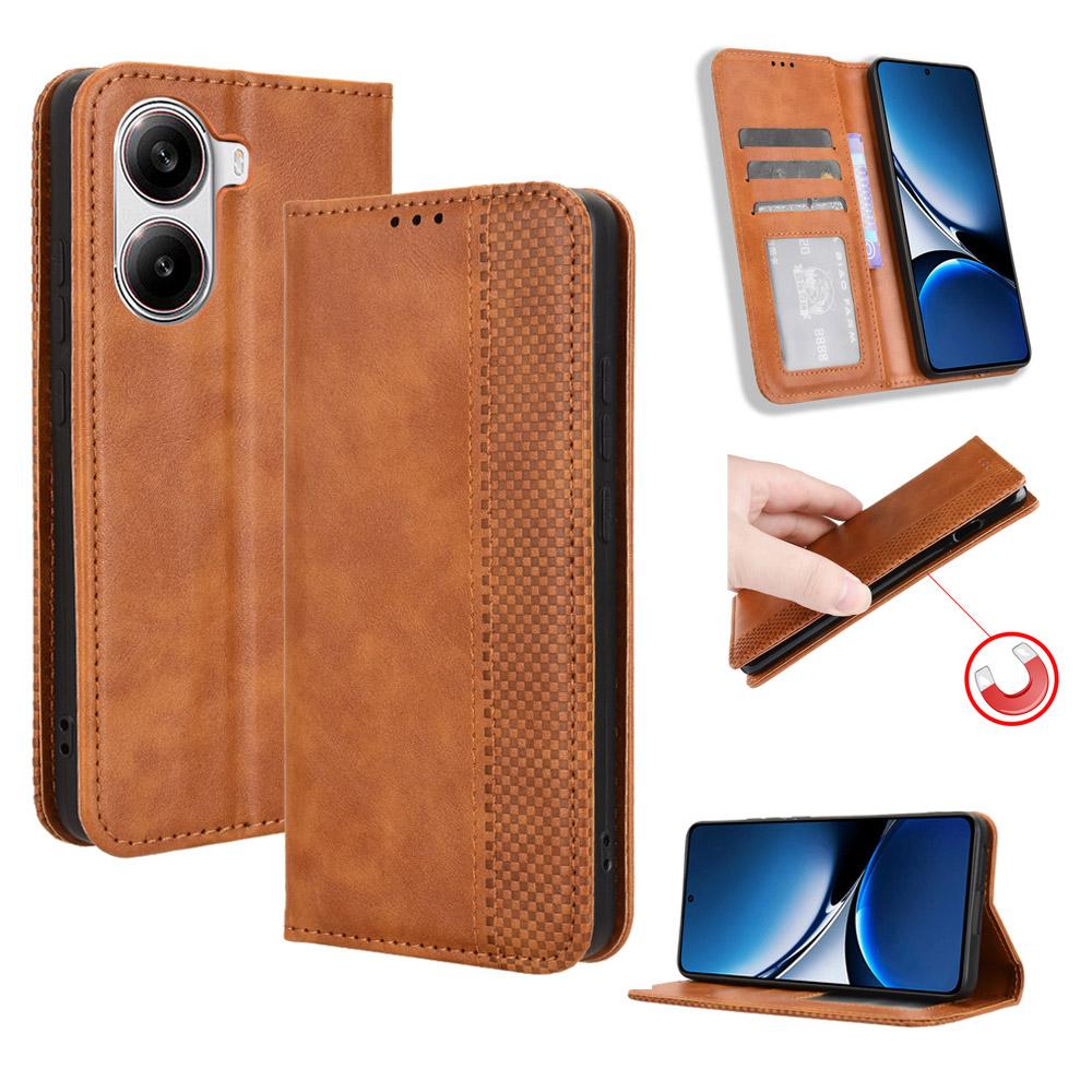 POCO X7 PRO X6 F7 F6 F5 X5 Роскошный кожаный чехол Ретро кошелек Книжка Флип Магнит Полная защита Для Xiaomi POCO X7 X6 F7 PRO Чехлы для телефонов