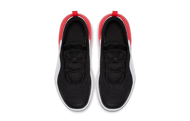 Nike Air Max Motion Шнуровка Детские Повседневные Кроссовки Черный Белый Красный Дети Возраст 3 7 Лет AQ2743-007