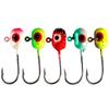 25pcs Artificial Fishing Hooks Luminous High Carbon Steel Winter Ice Fishing Jigs Fishing Tackle