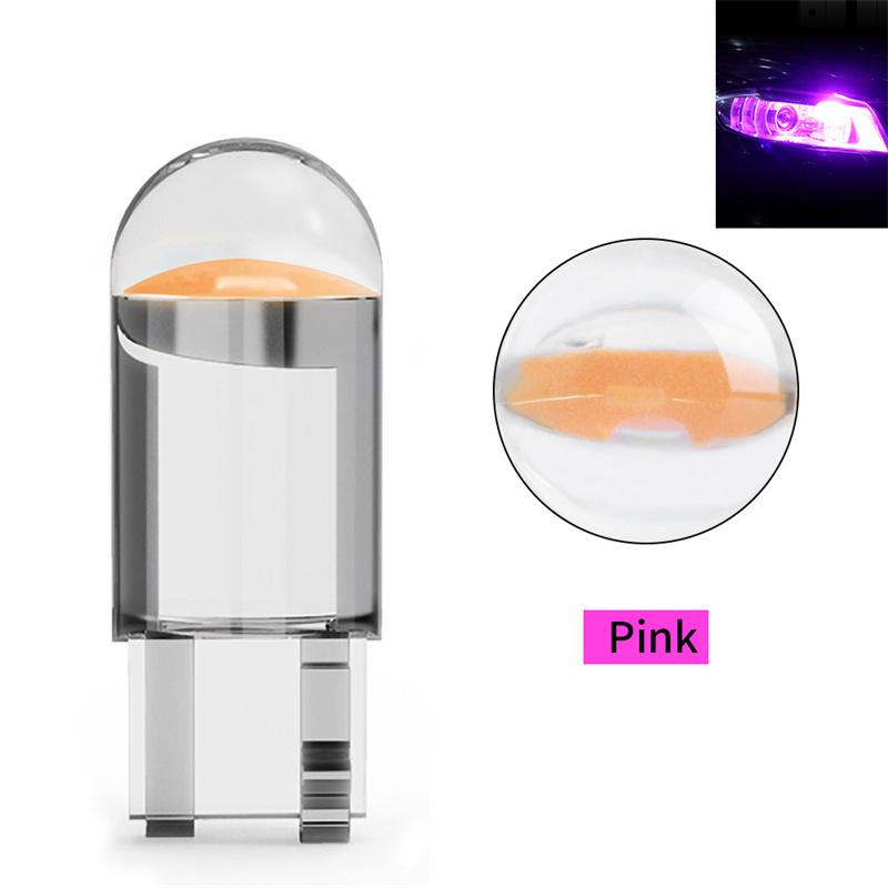 W5W Led T10 Car Light Cob Clear 6000K Auto Automobiles Motor License Plate Lamp Dome Light Reading Drl Bulb Style 12V