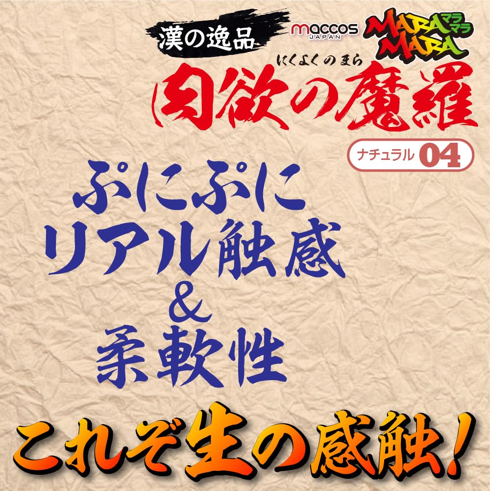 Maccos MARAMARA Carnal Mara 04 Natural Длина 190 мм Вес 252 г Порция Развитие G Spot Простата Реальная присоска Фиксированная Новичок Стандарт Взрослый
