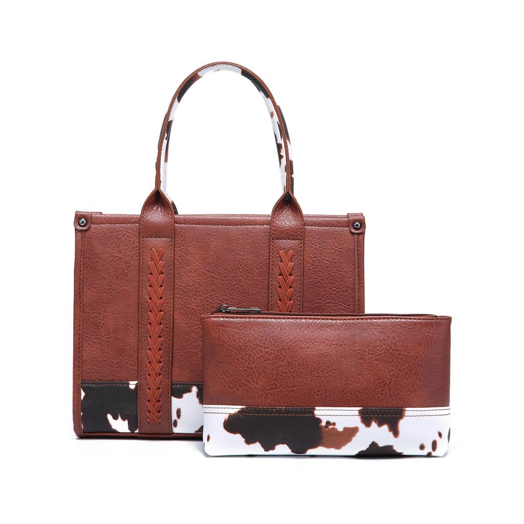 Винтажная хлопковая и льняная с принтом женская сумка через плечо в западном стиле, богемная, портативная, мессенджер