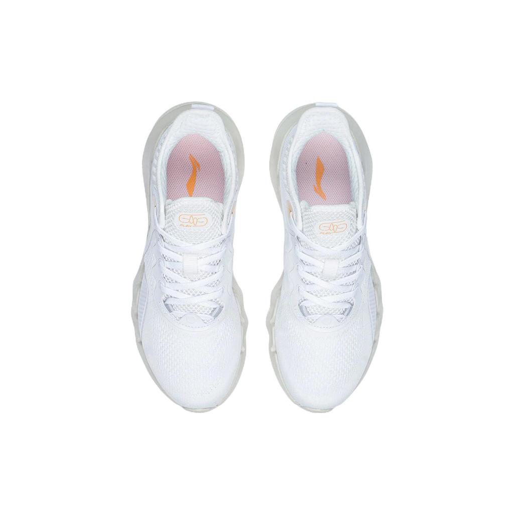Женские беговые кроссовки Li Ning с низким верхом Белые AGLS024-2