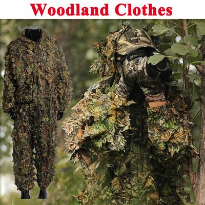 3D Leaf Lucky Clothing CS Stealth Clothing Маскировка + Курица Eating Lucky Clothing Охотничья одежда Tree Leaf Colorful Clothing