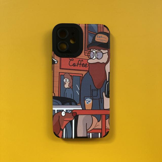 Ретро чехол для телефона с масляной краской для Iphone 11 13 Pro Max 14 Plus 12 противоударный бампер задняя крышка для Iphone Xr Xs Max X 8p 7 Shell