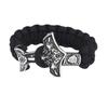 Stainless Steel Nordic Viking Raven Thor 'S Hammer Umbrella Rope Bracelet Men 'S Jewelry