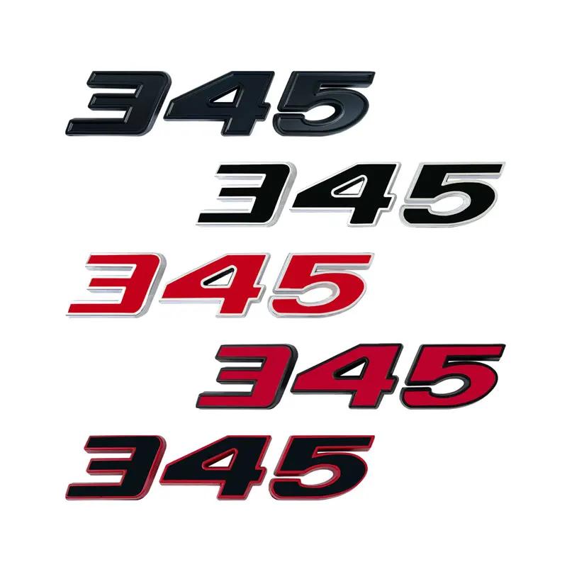 Металлическая 3D-наклейка на автомобиль 392 345 6.4L, эмблема, боковая наклейка на крыло автомобиля, задний багажник, бампер, задняя наклейка для Hemi Charger Challenge