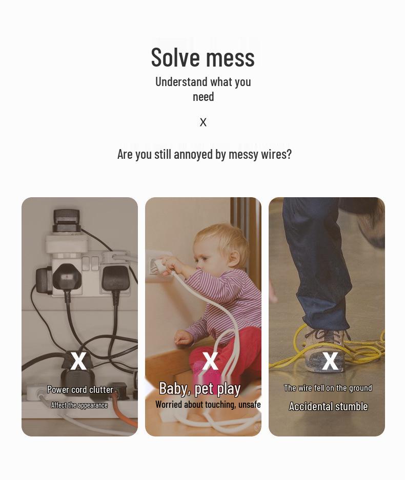 Органайзер-лоток для управления кабелями под столом