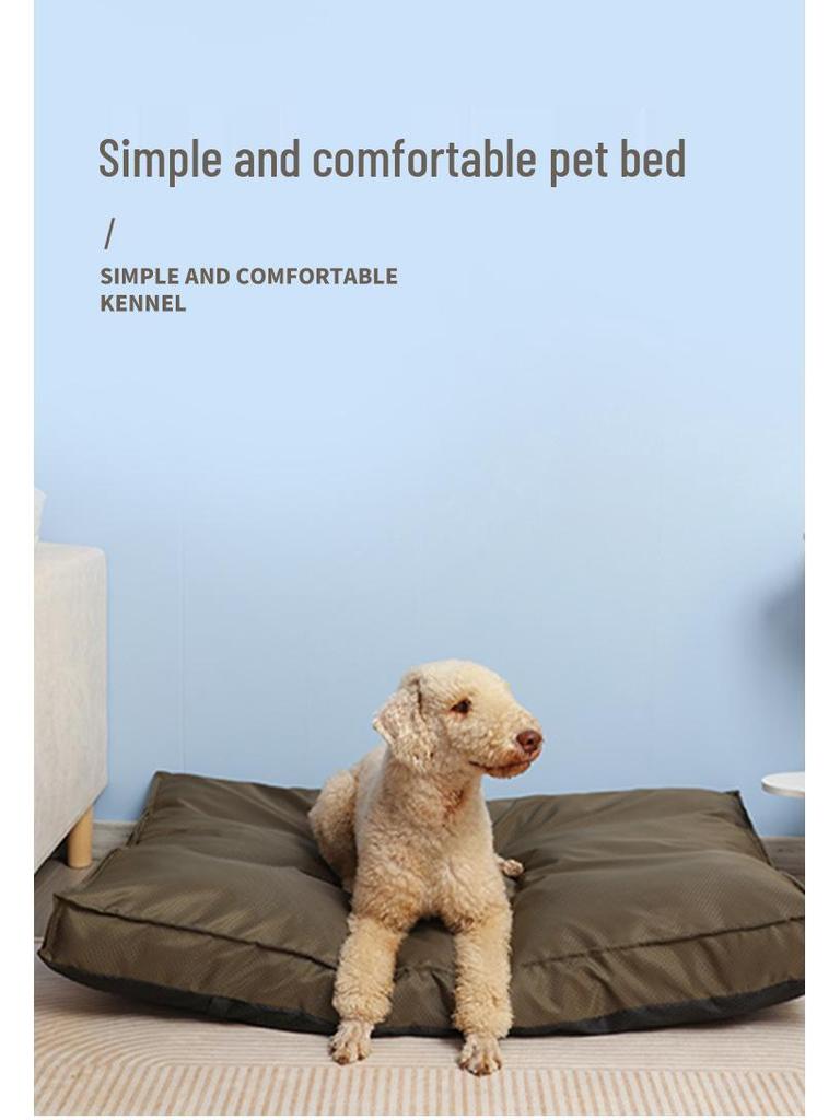 Водонепроницаемая съемная кровать для собак и кошек: Стираемый спальный коврик на все сезоны, подходит для питомцев от маленьких до крупных