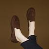 New Women's Low-heeled Small Leather Shoes Are Comfortable with One Foot, Rubber Soft-soled Large-size Shoes, and Women's Flat-soled Single Shoes