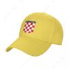 Хорватская версия герба XXI Кепка для бейсбола Hrvatska Детская кепка Кепка-тракер Женские пляжные шляпы Унисекс