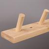 Wooden Key Hook Rack Wall Mounted Sundries Storage Hook Coat Rack Door Back Clothes Hook  Entryway