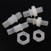 5pcs PP Air Pump Pagoda Joints Hose Fittings Thread Hex Nut Fish Tank Adapter Straight Connectors
