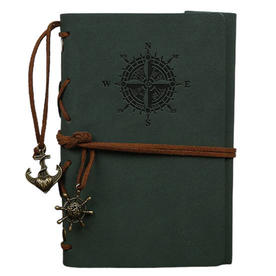 Полезный блокнот-планировщик, утолщенная бумага для записей, минималистичный ретро-металлический блокнот A7, дневник