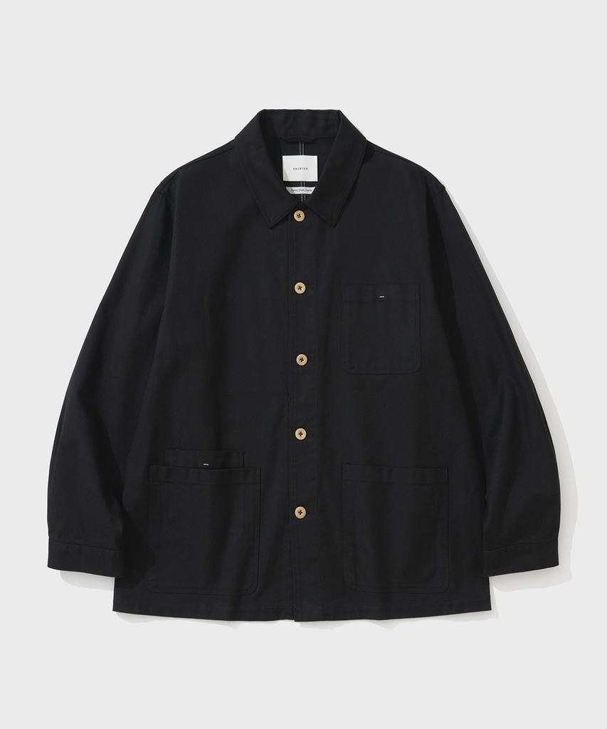 Shirter Serge French Worker Jacket (Black)