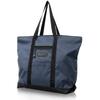 Сумка-тоут Прочная Вместительная Сумка для Путешествий Хранение A4 Темно-синяя 2 Для Мамы Мужская (Черная метка)