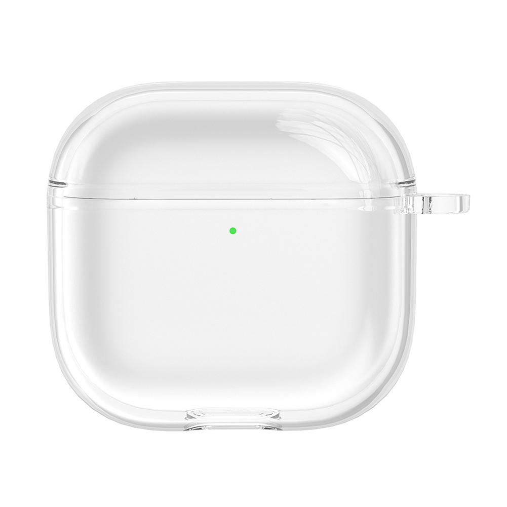 Прозрачный защитный чехол с карабином TPU Cover для Apple Airpods 4 (2024)