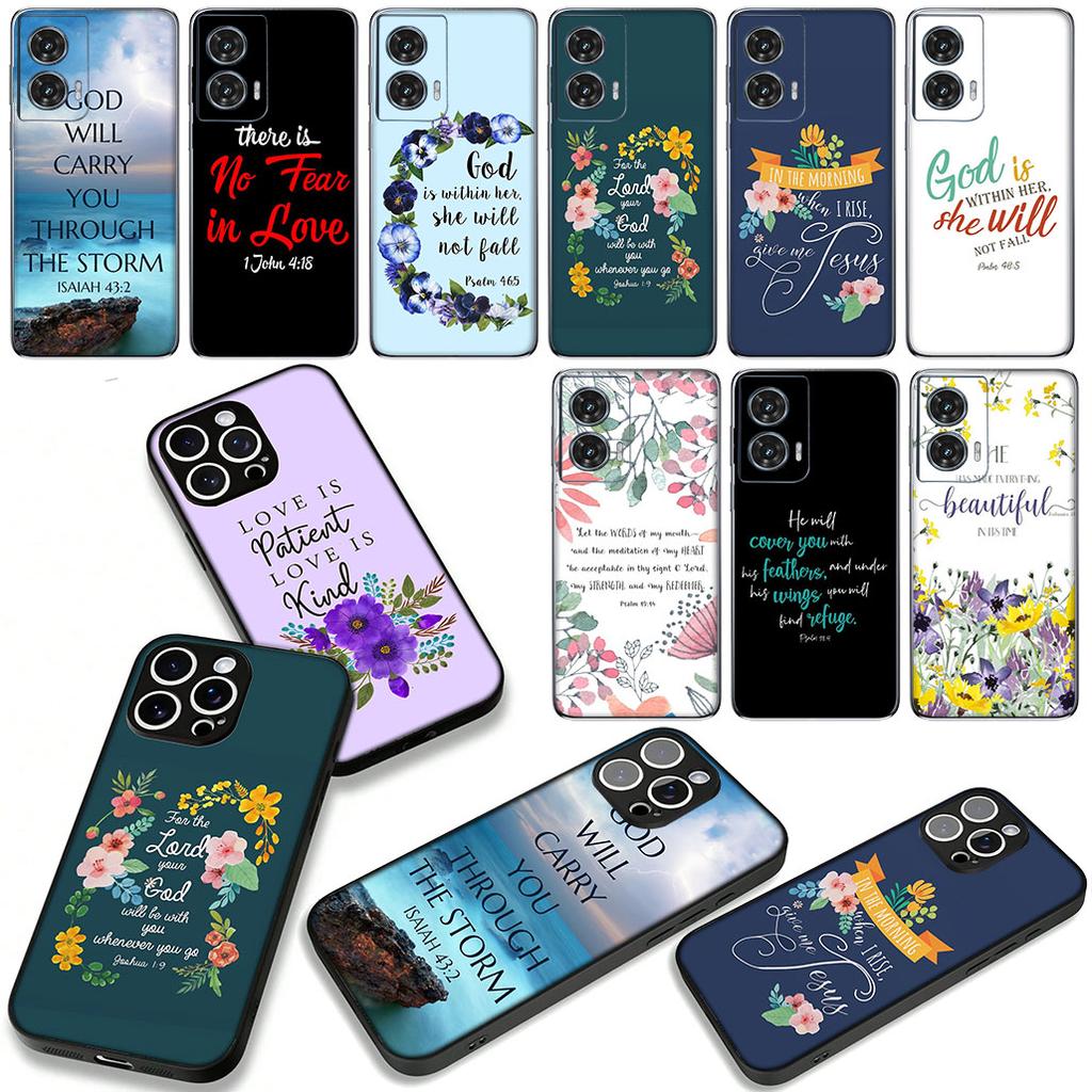 Библейский стих Христианский Иегова Бог Чехол для Samsung Galaxy A07 A13 A12 A14 A23 A42 A50 A51 A52 A53 A70 A71 A72 A04 Note 20 9 8 10