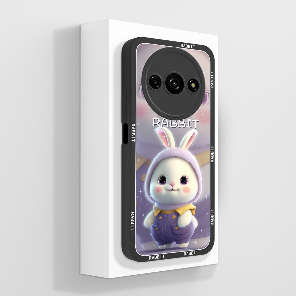 Милый клубничный и медвежий противоударный чехол из жидкого силикона для Redmi A1-A4