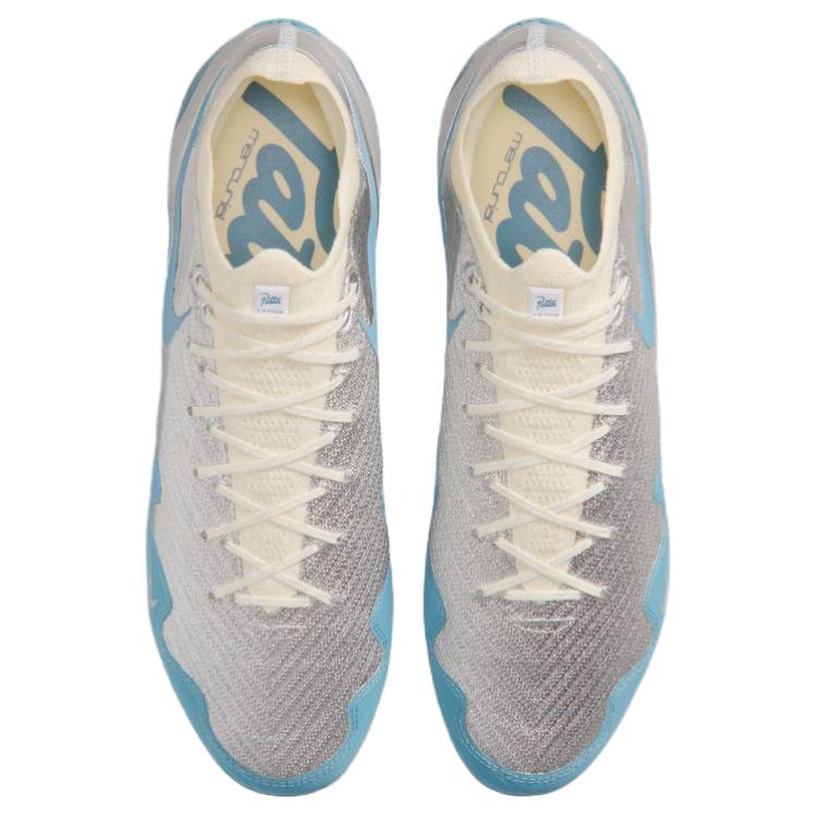 Nike Футбольные бутсы X Patta Mercurial Vapor 16 Elite Мужские Серебристо-синие IQ3365-002
