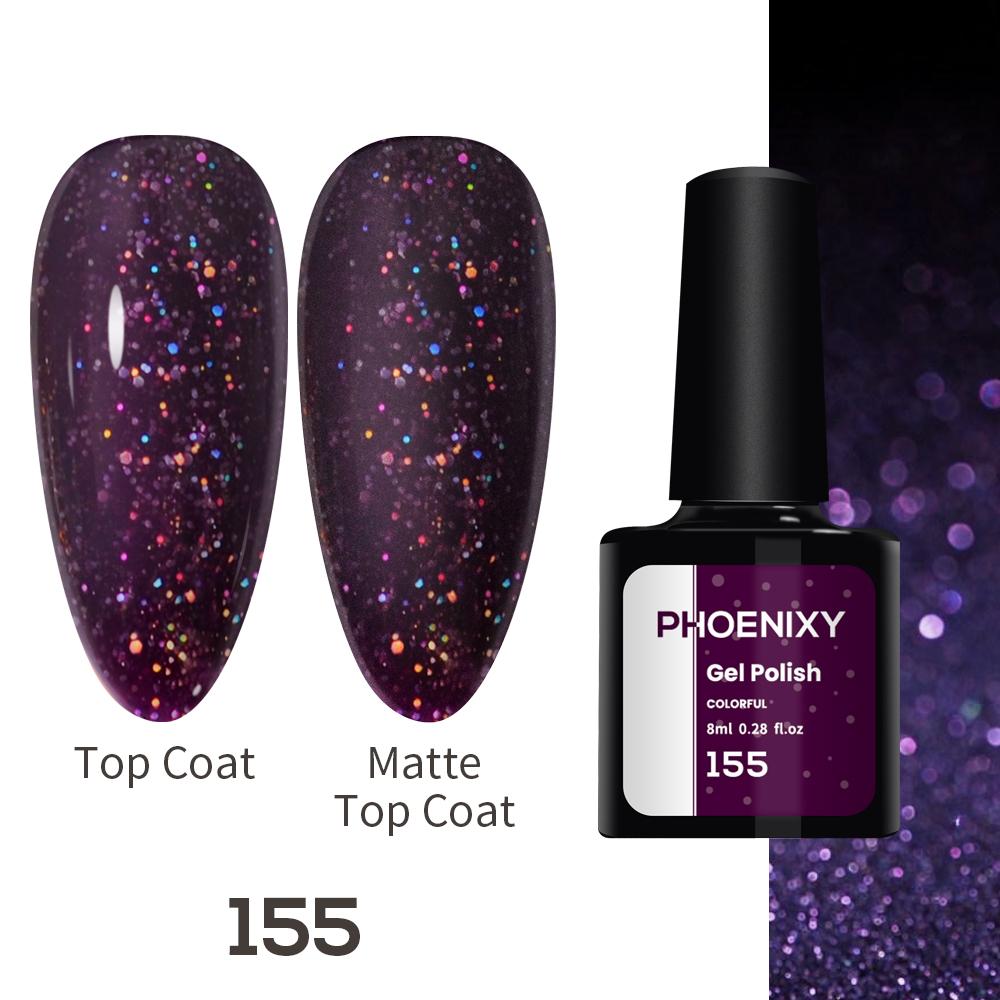 Гель-лак для ногтей PHOENIXY, 8 мл, отмачиваемый гель-лак для дизайна ногтей, маникюрного салона, лампы для ногтей своими руками и украшения домашнего гелевого дизайна ногтей