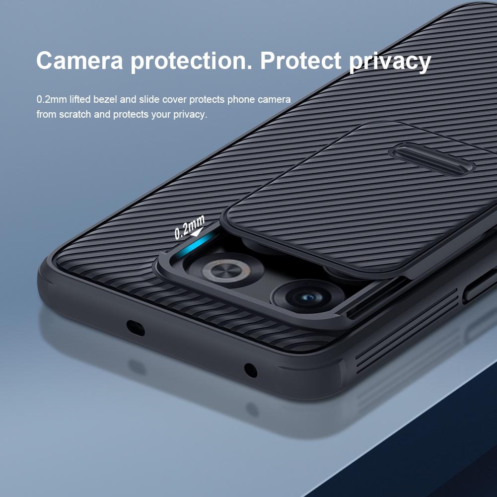 NILLKIN Чехол CamShield Pro OnePlus Ace Pro OnePlus 10T, защита слайдера камеры, роскошная противоударная задняя крышка из ТПУ + ПК