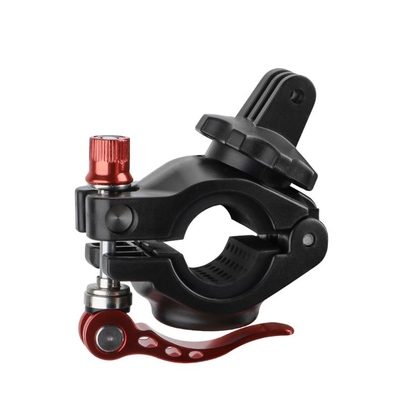Bicycles Mount Motorcycle Handlebar Clip Holder Waterproof Compatible for Action 4 Camera Cycling Adventures Accessories