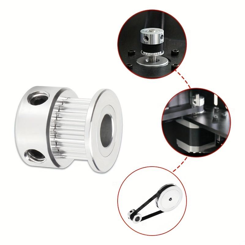 5pcs GT2 Pulleys with 16 Teeth Inner Hole of 5mm or 20 Teeth Inner Diameter of 5mm, Timing Pulley for 6mm Wide 3D Printer Belt, Aluminum 3D Printer