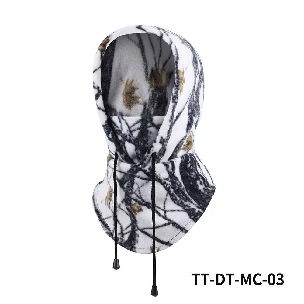 Winter Snow Camouflage Scarf Bust Mask Ski Beanie Windproof Outdoor Sports Scarf Cold Protection Thickening