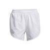 Fly-By Elite Logo Print Back Pocket Mid-Rise Elastic Waist Casual Shorts Women Bottoms White 1369766-100