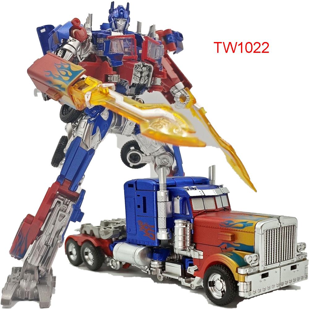 Baiwei Shockwave TW1028 Игрушки-трансформеры Sentinel Prime TW1024 Модель Ironhide TW1026 Робот Bumblebe TW1025 Фигурка TW1030
