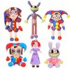 New The Amazing Digital Circus Pomni Jax Plush Toy Anime Cute Theater Rabbit Doll Stuffedcartoon Clown Christmas Kids Gifts