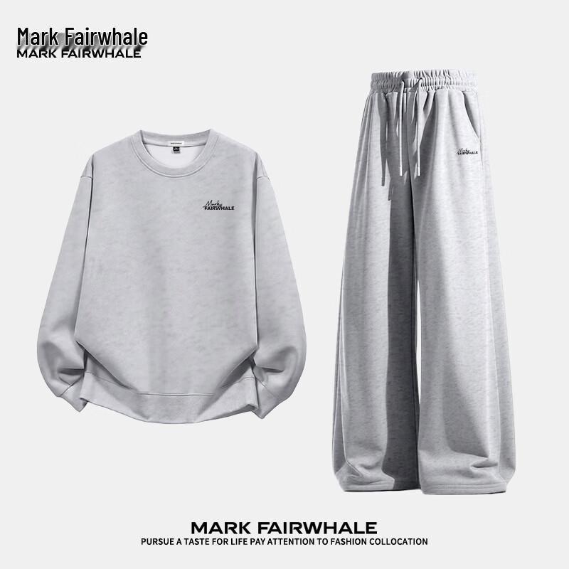MARK FAIRWHALE Men's American Style Breathable Tracksuit Set