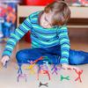 10 шт. магнит для снятия стресса, мужская игрушка, красочный 3D мужской магнит на холодильник, детский, взрослый, портативный, дорожный, сенсорная игрушка, домашняя кухня, холодильник, форма человека