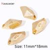 Cube Metal Beads 14K Gold Plated Brass Cube Spacer Beads,Separators For Beads,DIY Bracelet Necklace Making Findings Accessories