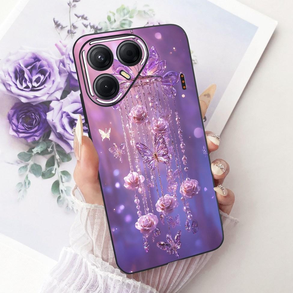 Чехол для телефона Tecno Pova 7 5G Силиконовый Милый Кот Модный Забавный Расписной Корпус Для Tecno Pova7 5G LJ7