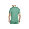 Nike T Shirts Men's Noble Green Crew Neck Moderate Straight Fit CZ1182-333