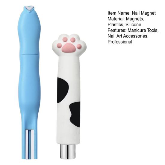 2 шт. Магнит для кошачьего глаза для ногтей, магнитный гель-лак, любовь, тепло, круглая форма, магнитная ручка для нейл-арта, для дома, салона, для женщин, магнитные инструменты для маникюра "кошачий глаз"